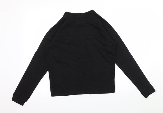 ASOS Womens Black  Jersey Basic T-Shirt Size 10