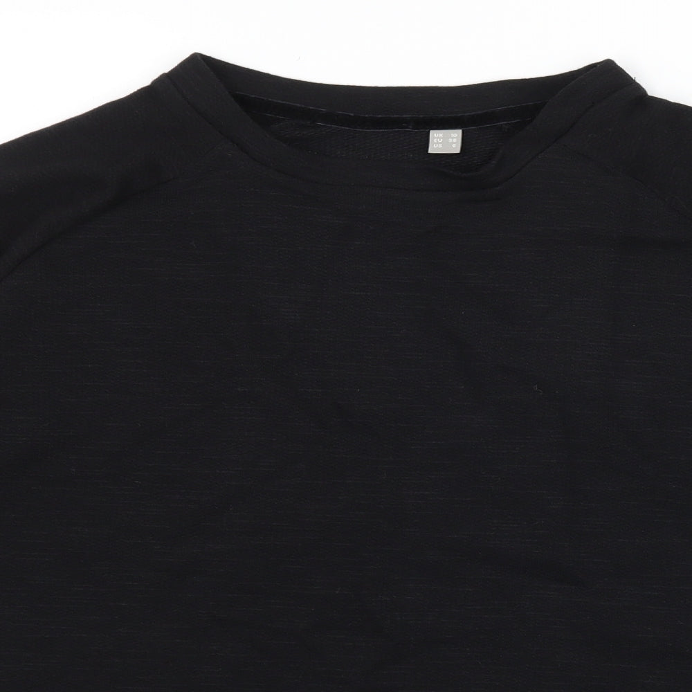 ASOS Womens Black  Jersey Basic T-Shirt Size 10