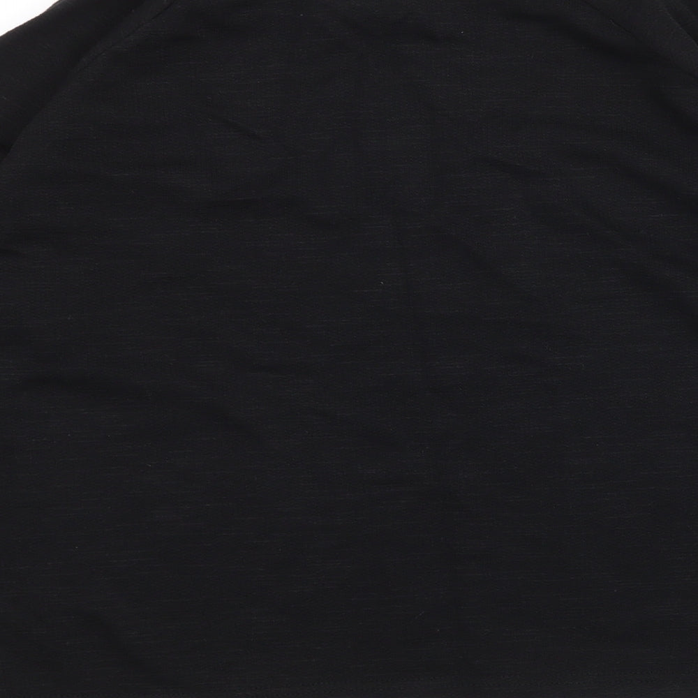 ASOS Womens Black  Jersey Basic T-Shirt Size 10