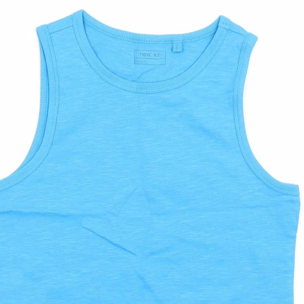 NEXT Boys Blue  Jersey Basic Tank Size 10 Years