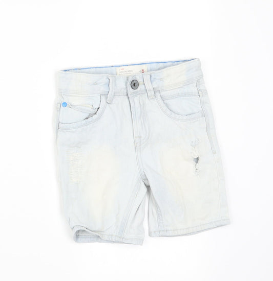 Matalan Boys Blue  Denim Chino Shorts Size 5 Years