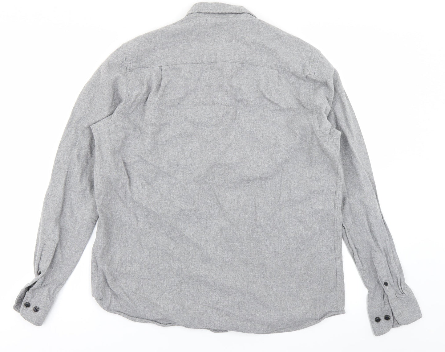Cedar Wood State Mens Grey    Button-Up Size L