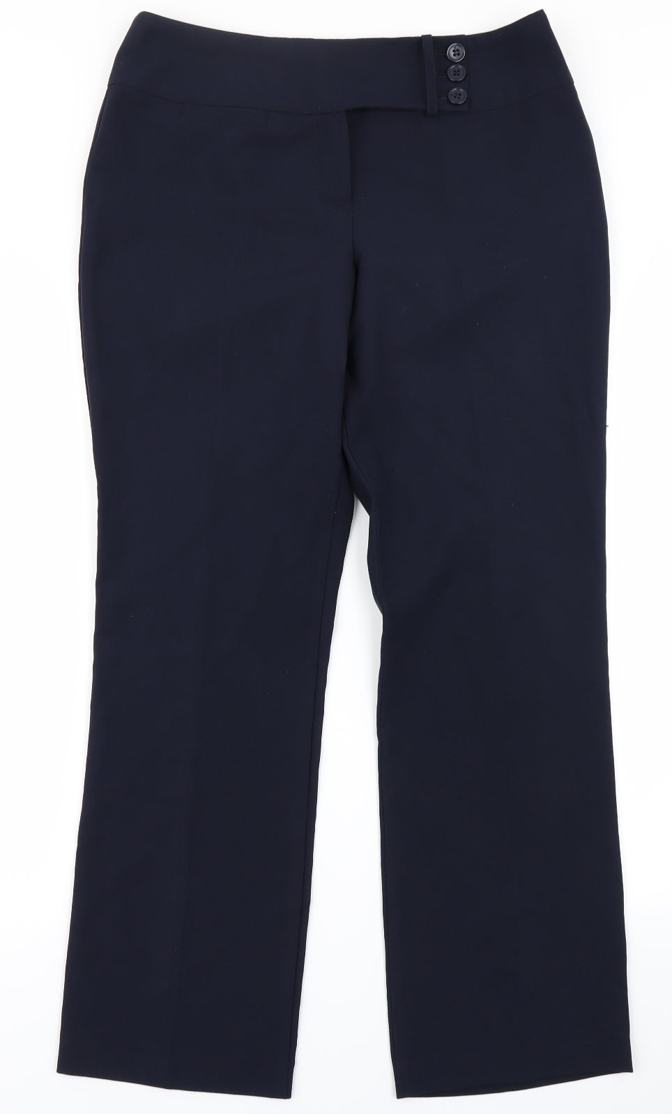 Marks & Spencer Womens Blue   Trousers  Size 12 L22 in