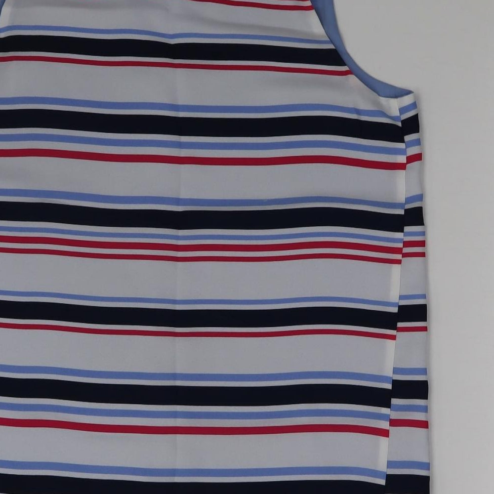 NEXT Womens Multicoloured Striped  Basic Blouse Size 10
