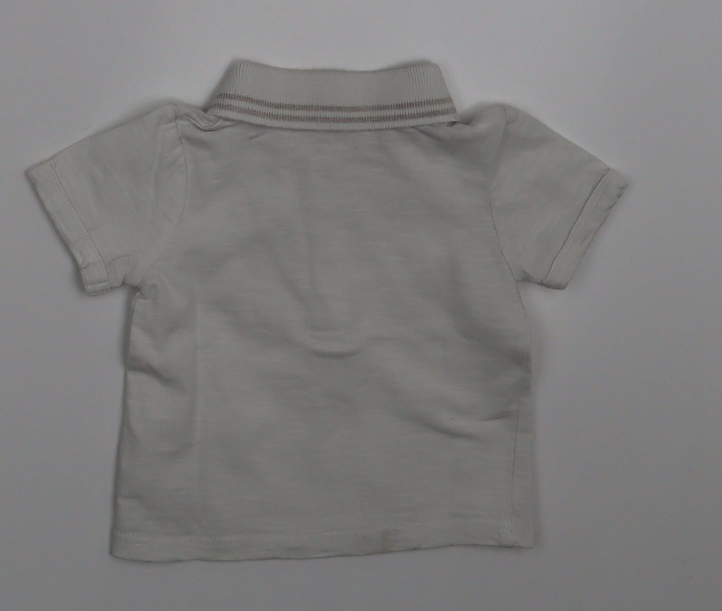 George Boys Ivory   Pullover Polo Size 0-3 Months