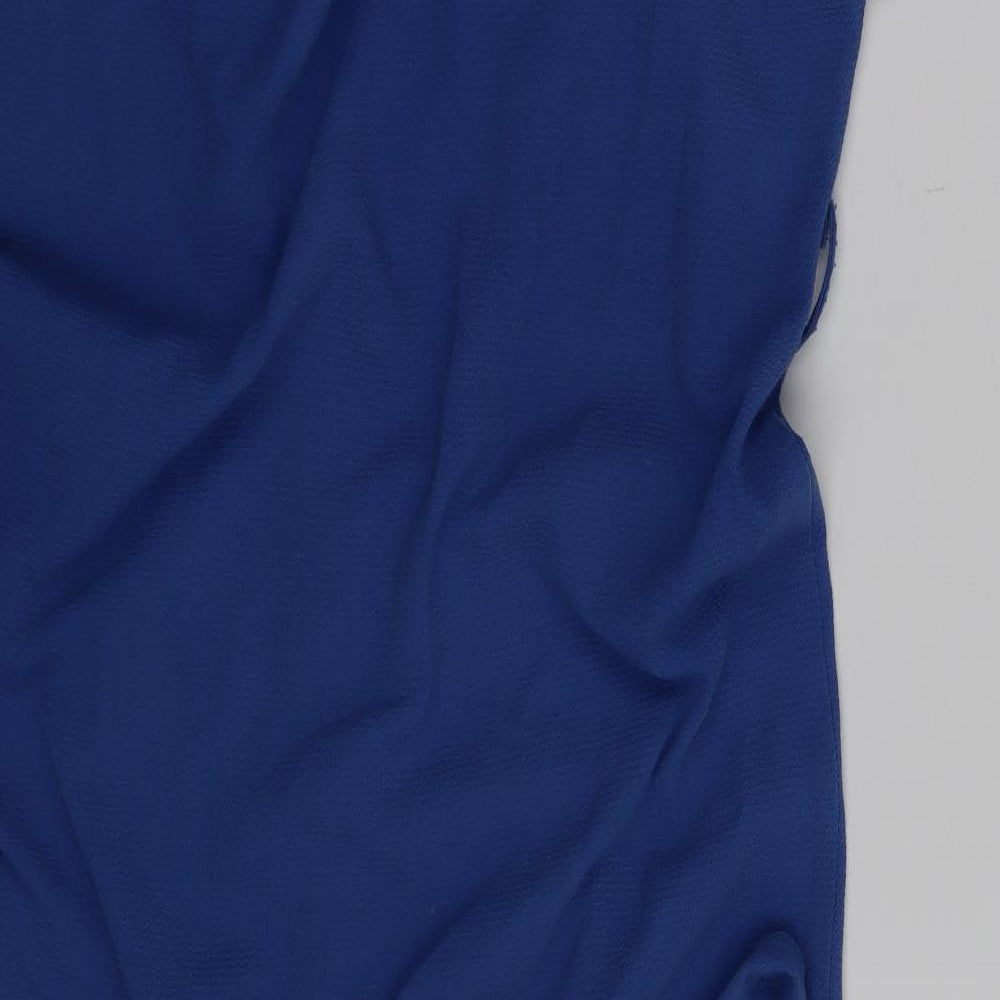 New Look Womens Blue   Basic Button-Up Size 4