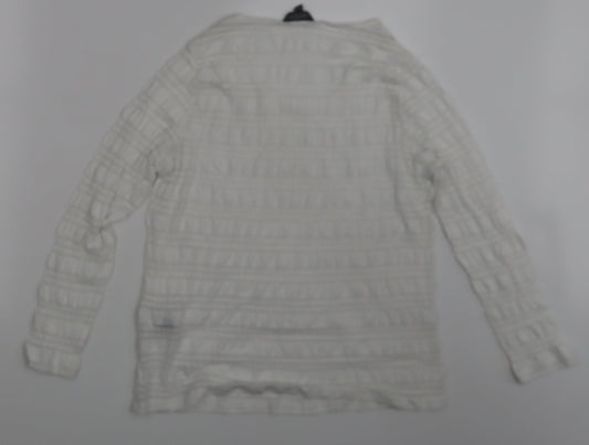 Limited Womens Ivory   Basic T-Shirt Size 14
