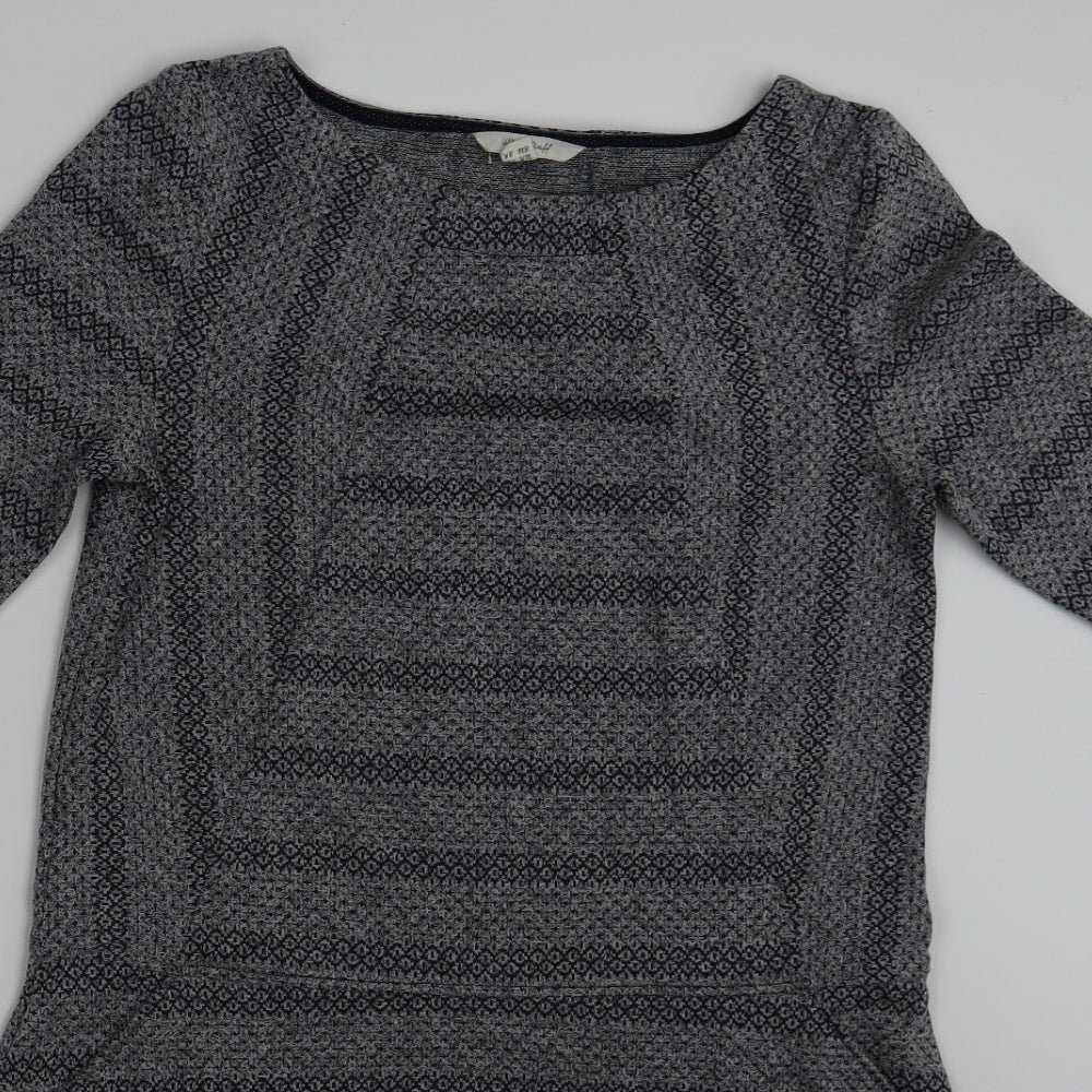 H&M Womens Grey   Basic T-Shirt Size 10
