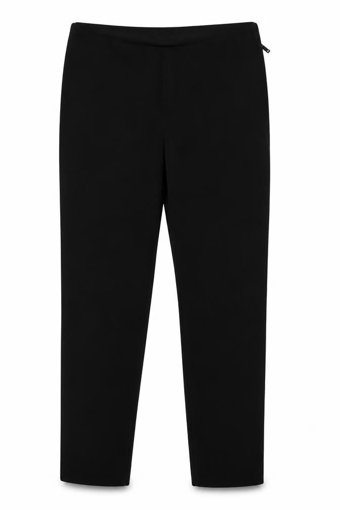 Front view of ASOS women’s black jegging leggings, size UK 6, 20-inch leg