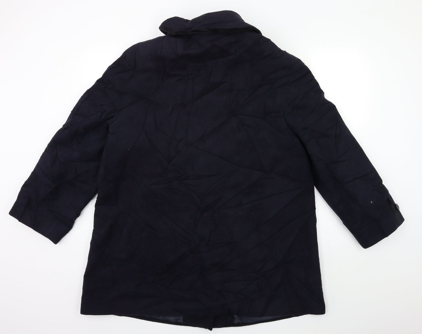 BHS Womens Blue   Overcoat Coat Size 18