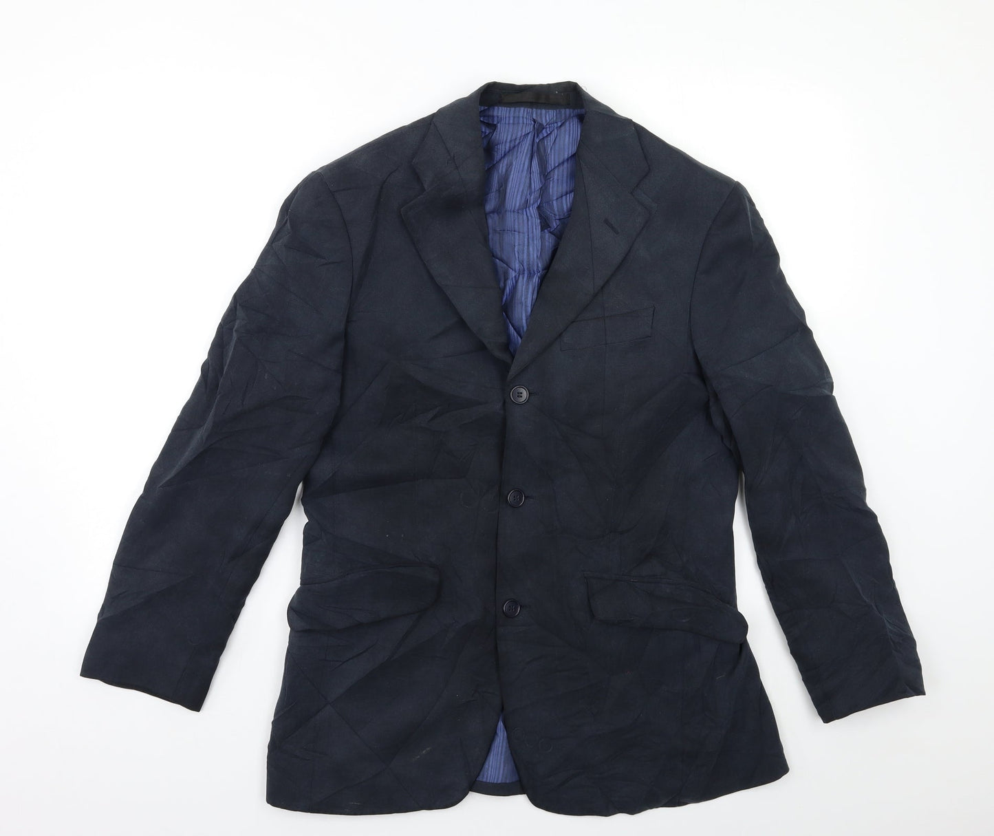 Marks and Spencer Mens Blue   Jacket Suit Jacket Size 36