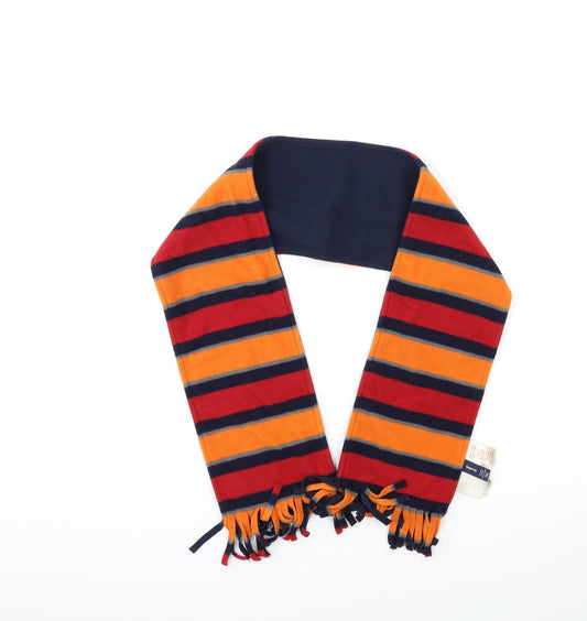 Gap Boys Orange Striped Fleece Scarf  One Size