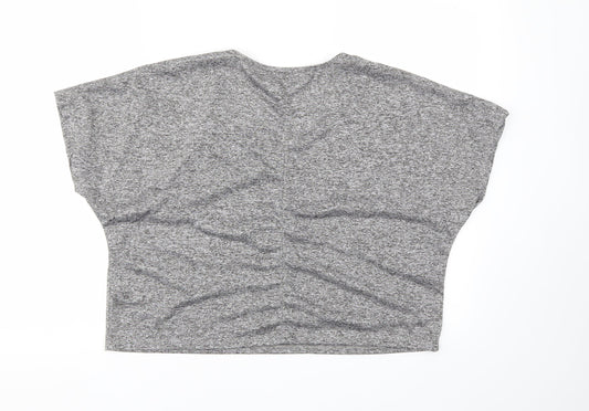 Matalan Womens Grey   Basic T-Shirt Size M