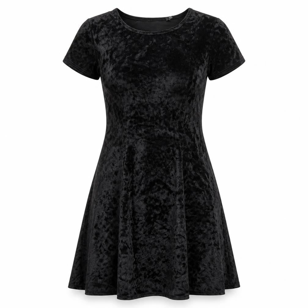 LOOK OF THE DAY Womens Black   Fit & Flare  Size 10
