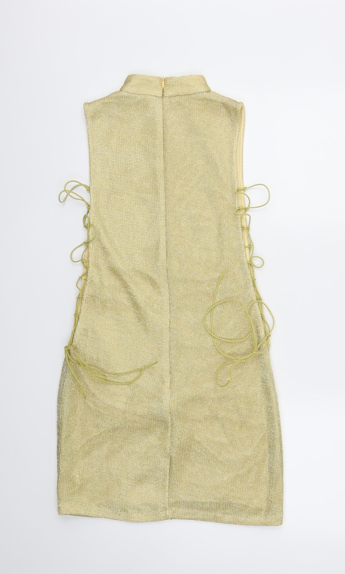 Missguided Womens Gold   A-Line  Size 10