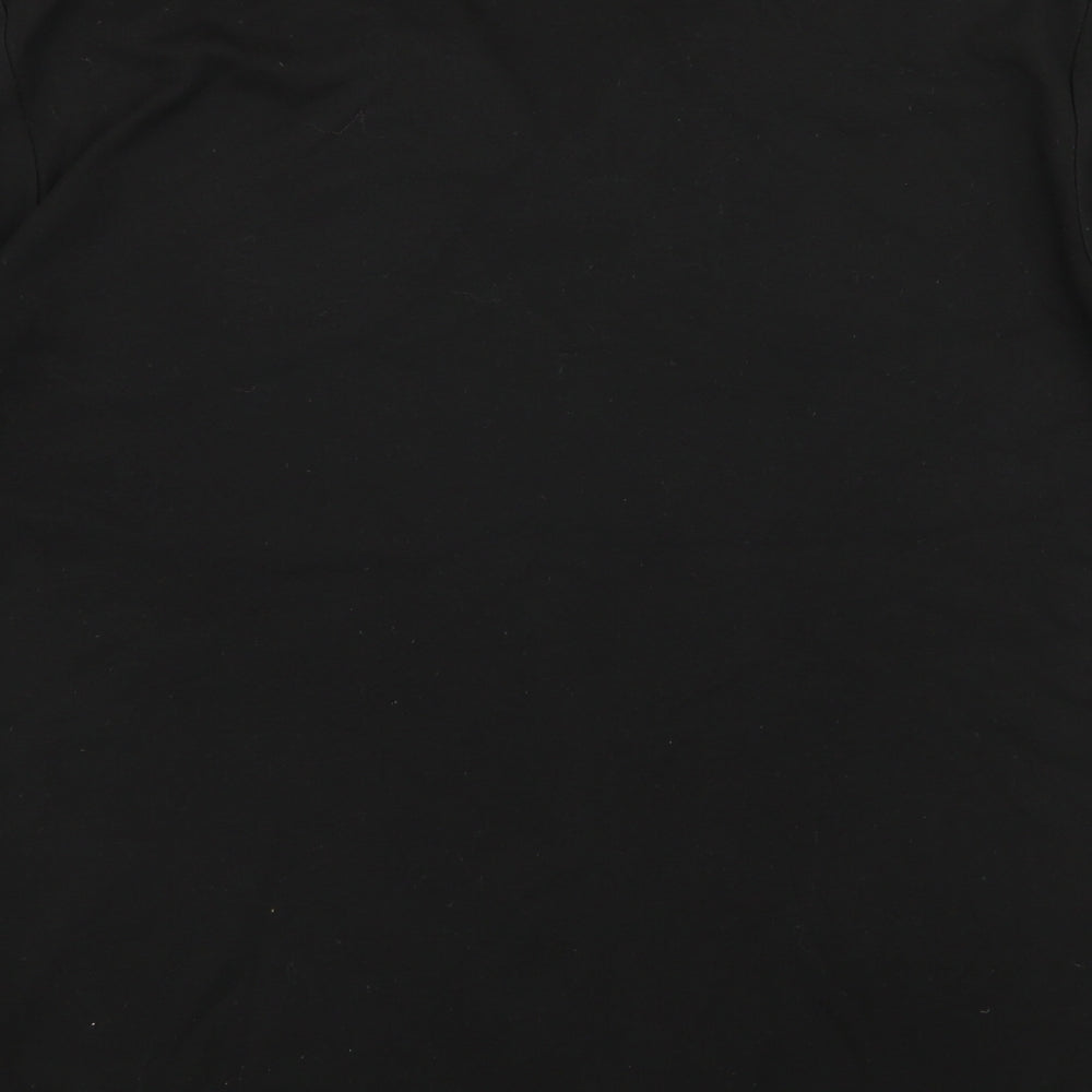 Roman Womens Black   Basic T-Shirt Size M