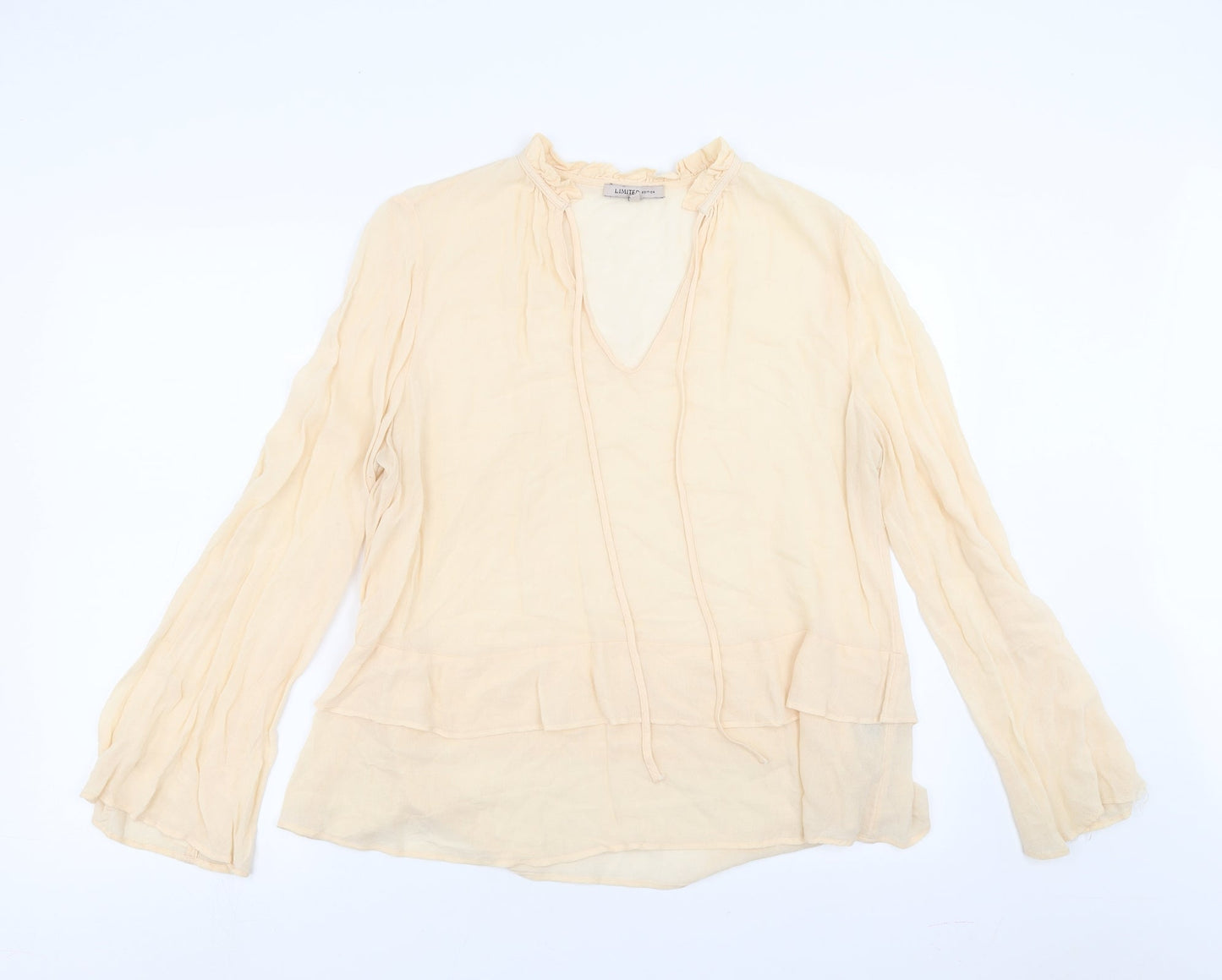 Marks and Spencer Womens Orange   Basic Blouse Size 12  - Peach colour