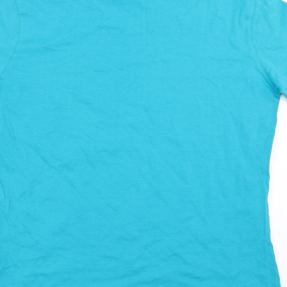 koenig reich Womens Blue   Basic T-Shirt Size M
