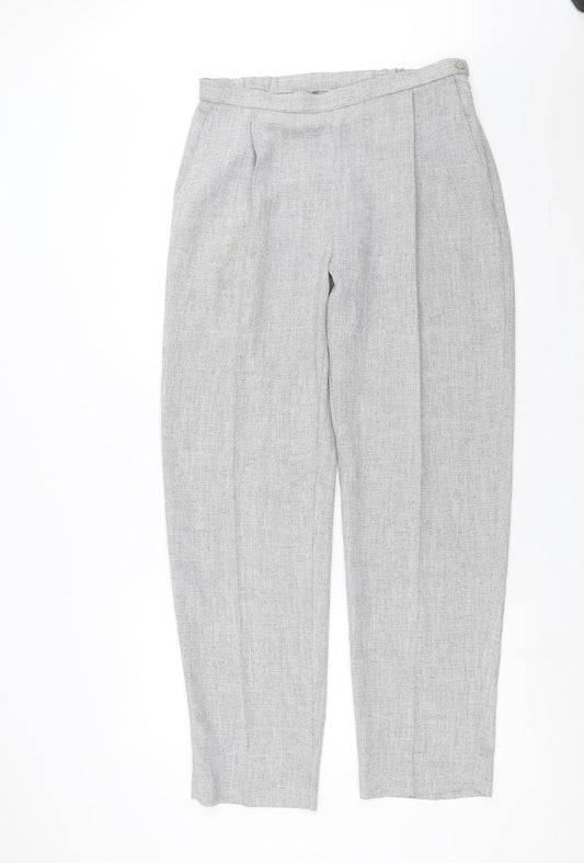 Preworn Womens Grey   Trousers  Size 34 in L31 in