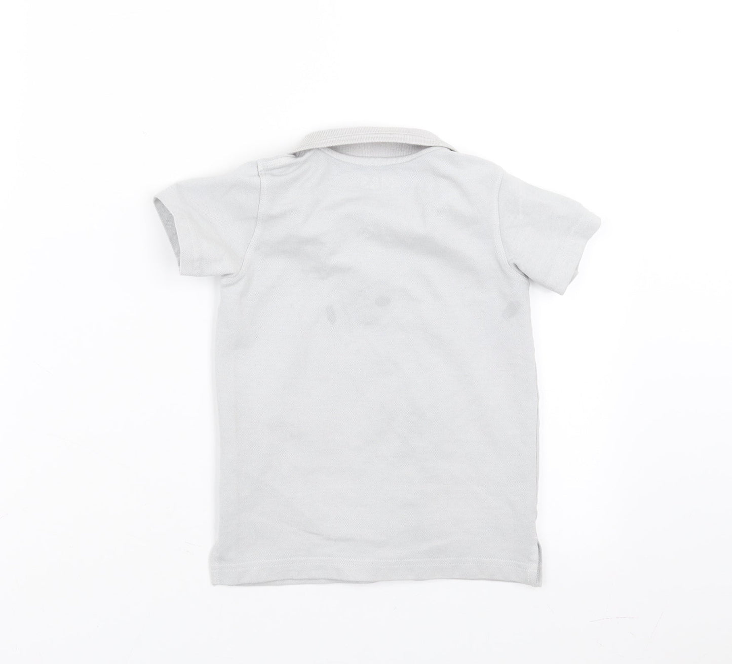 Marks and Spencer Boys Grey   Basic Polo Size 4-5 Years