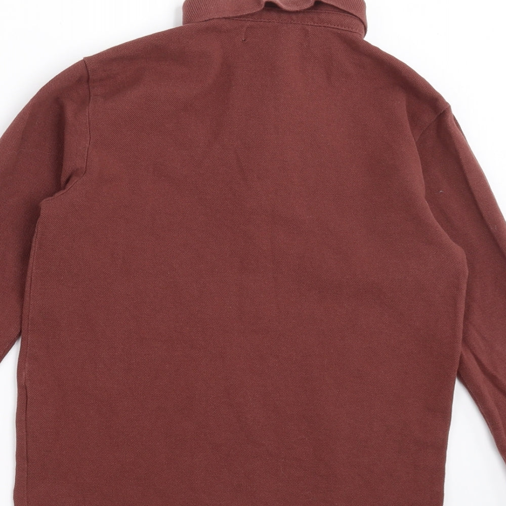 Zara Boys Brown   Basic Polo Size 8 Years