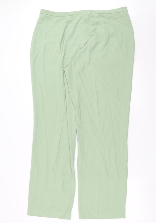 collection Womens Green   Trousers  Size 20 L32 in