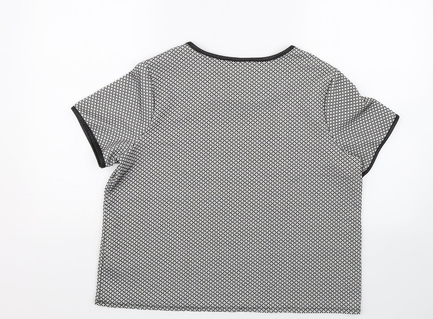 Georgeq Womens White Polka Dot  Pullover Jumper Size 14