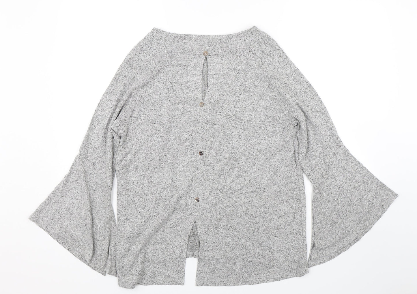 COIN 1804 Womens Grey   Basic T-Shirt Size M