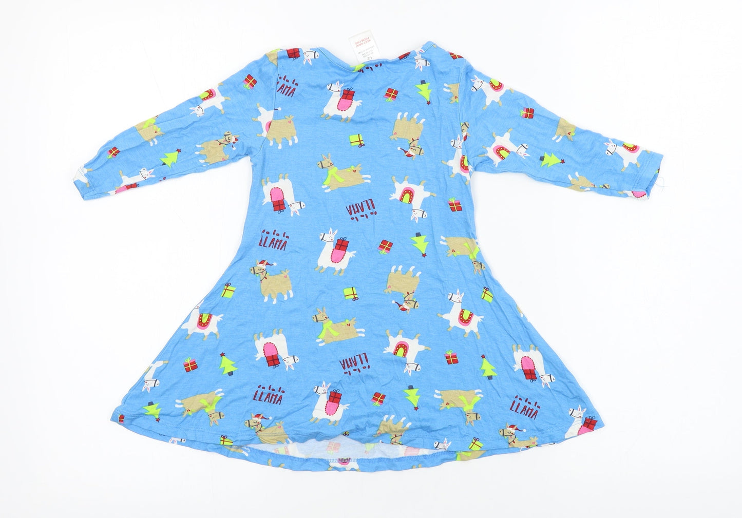 Preworn Girls Blue   A-Line  Size 2 Years
