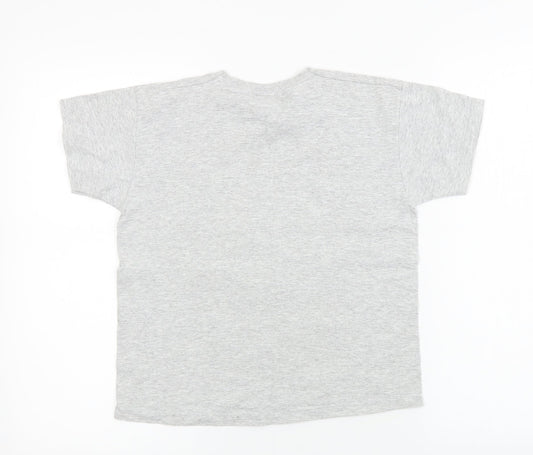 moshi monsters  Boys Grey   Basic T-Shirt Size 7-8 Years