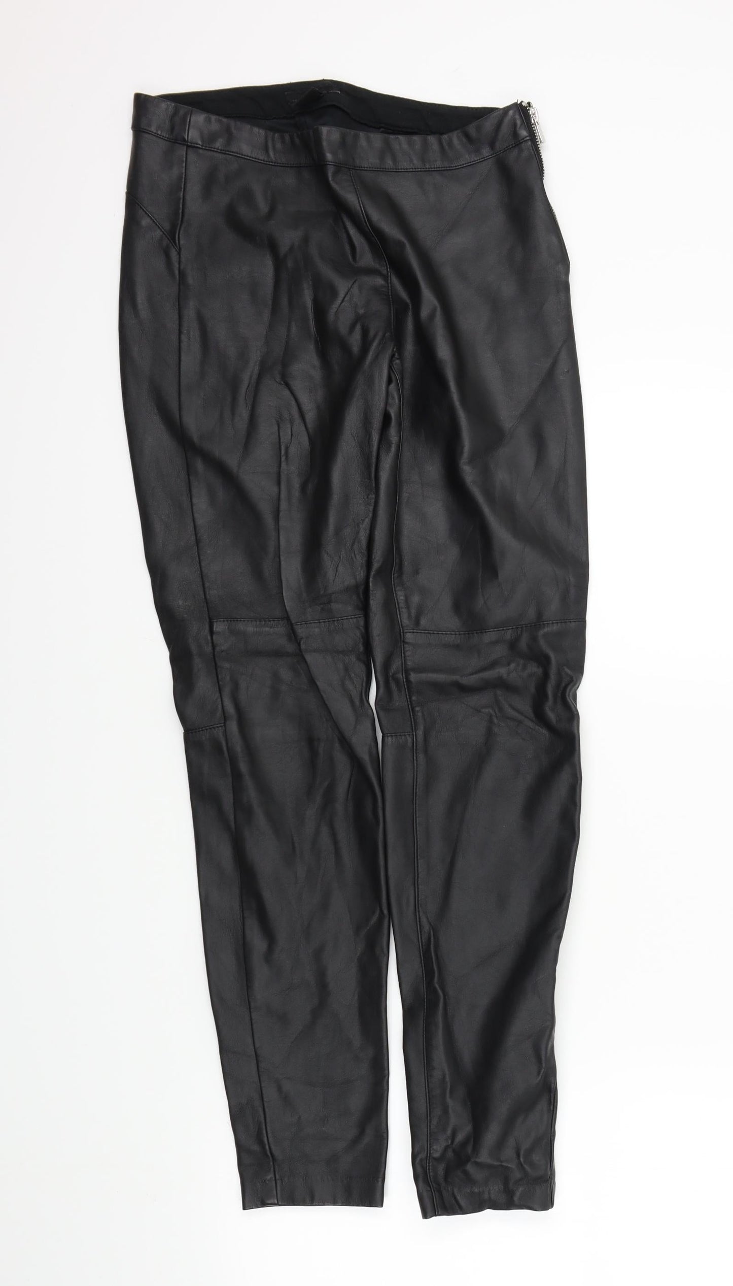 H&M Womens Black   Trousers  Size 8 L29 in