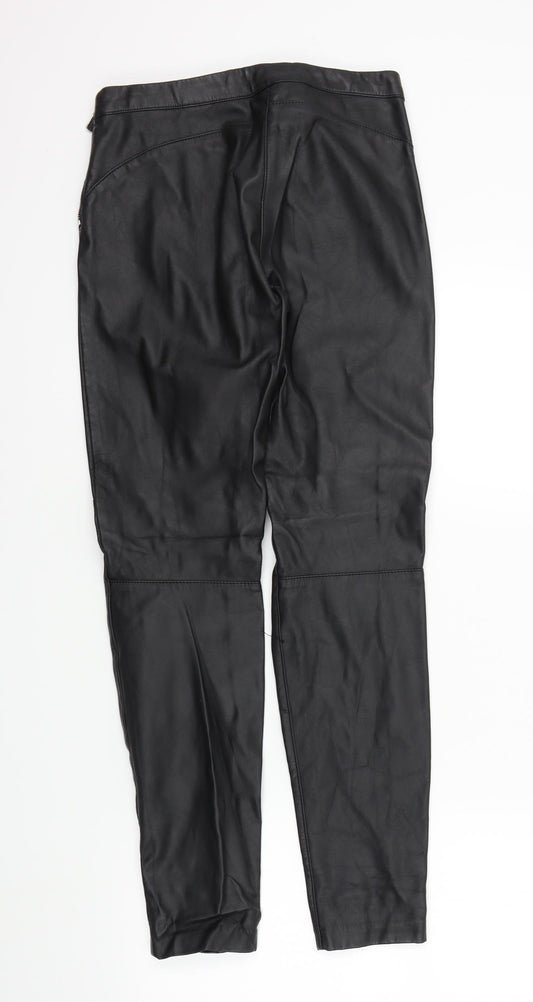 H&M Womens Black   Trousers  Size 8 L29 in