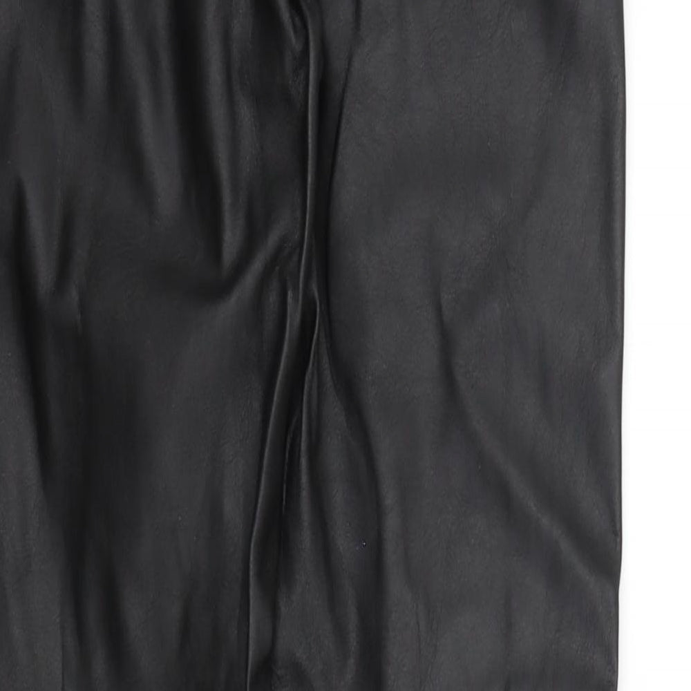 H&M Womens Black   Trousers  Size 8 L29 in