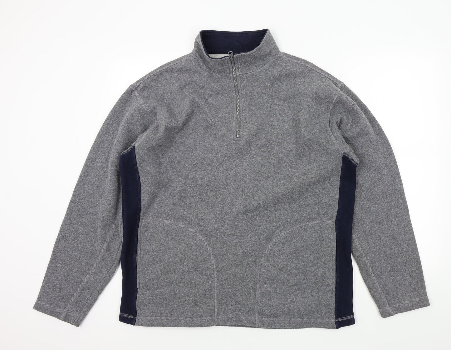 Easy Mens Grey   Pullover Jumper Size M