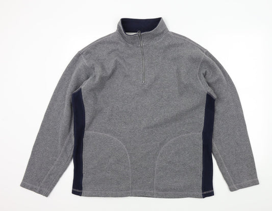 Easy Mens Grey   Pullover Jumper Size M