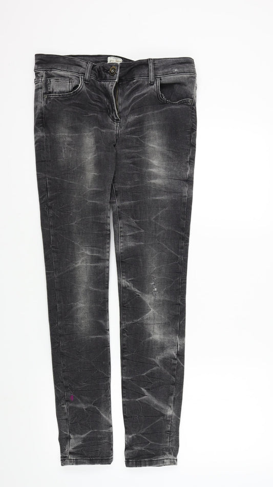 river joland Womens Black   Straight Jeans Size 12 L30 in