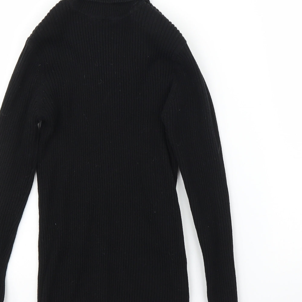 NEXT Girls Black   Pullover Jumper Size 8 Years