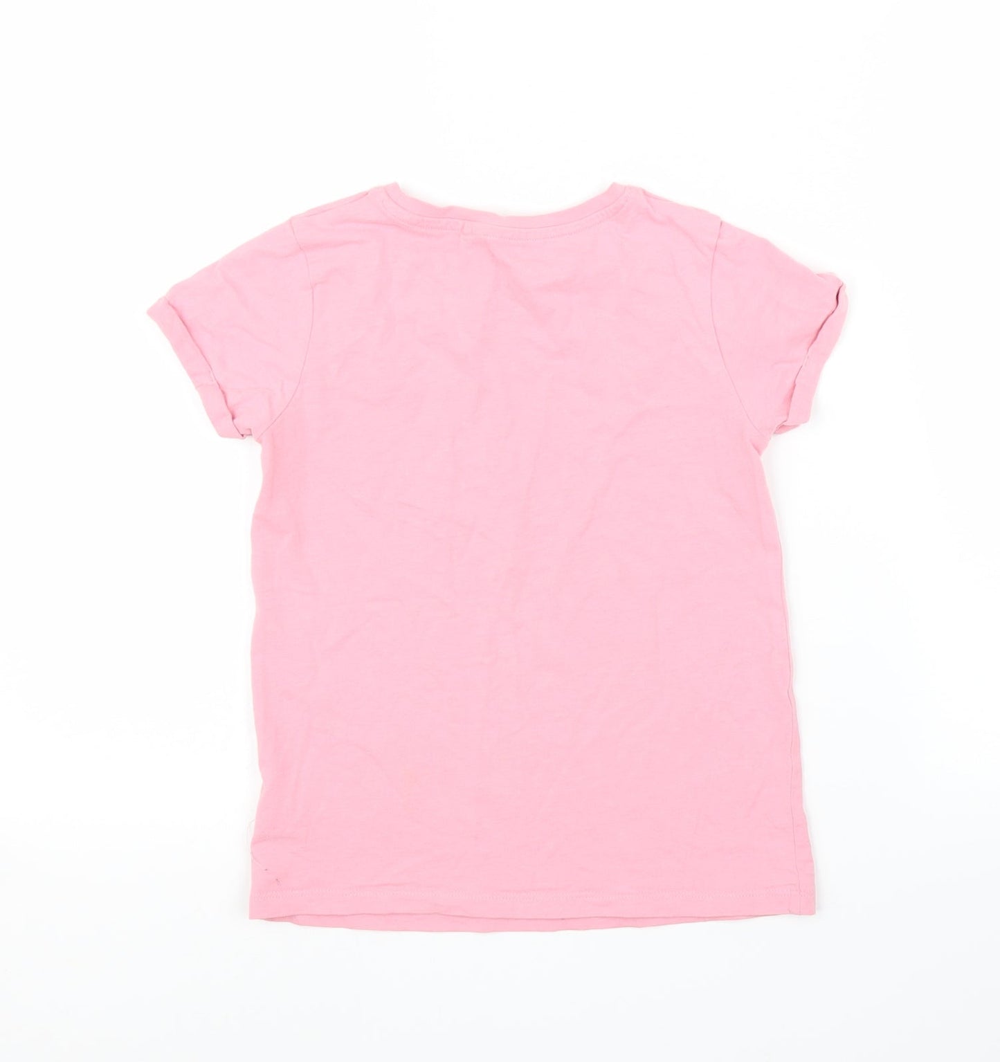 NEXT Girls Pink   Basic T-Shirt Size 8 Years