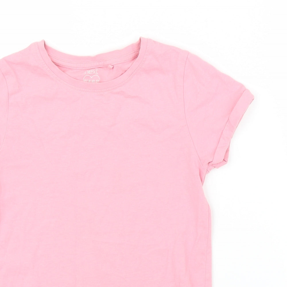 NEXT Girls Pink   Basic T-Shirt Size 8 Years