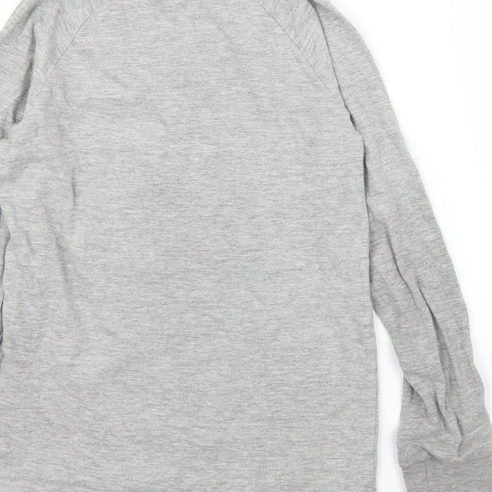 M&S Boys Grey   Basic T-Shirt Size 7 Years