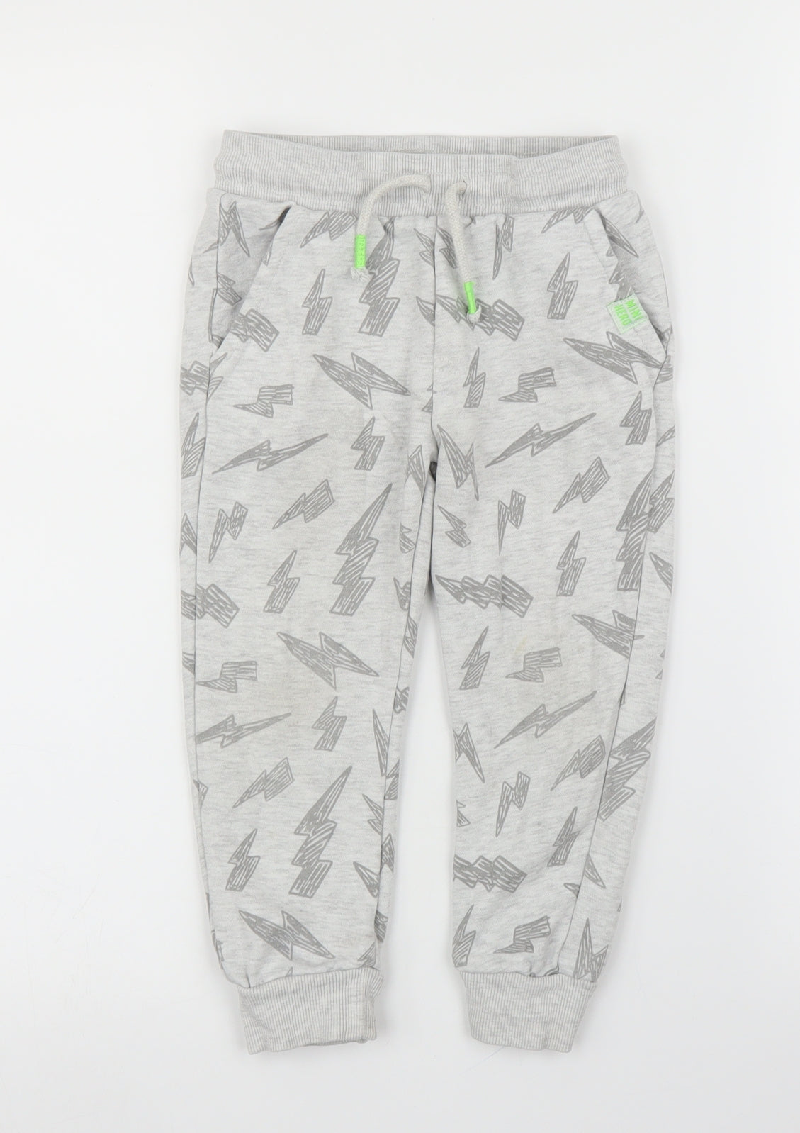 F&F Boys Grey Solid   Pyjama Pants Size 3-4 Years  - Harry Potter