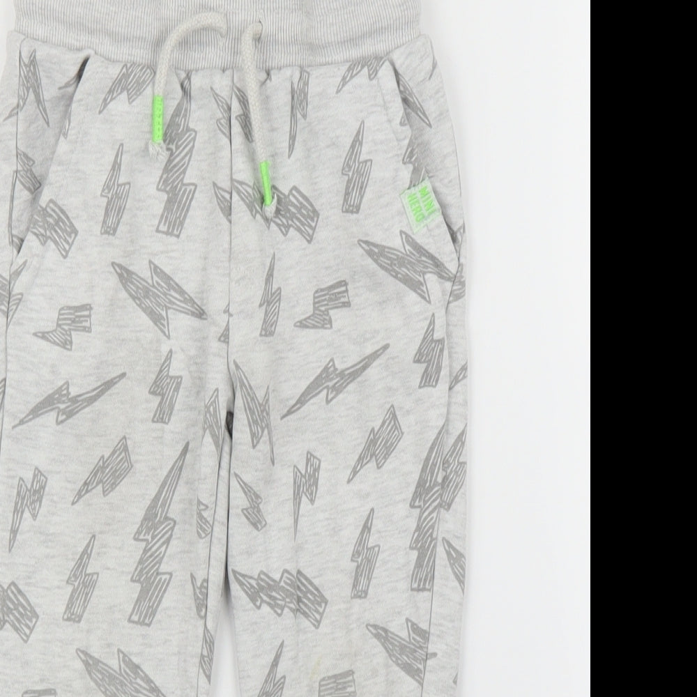 F&F Boys Grey Solid   Pyjama Pants Size 3-4 Years  - Harry Potter