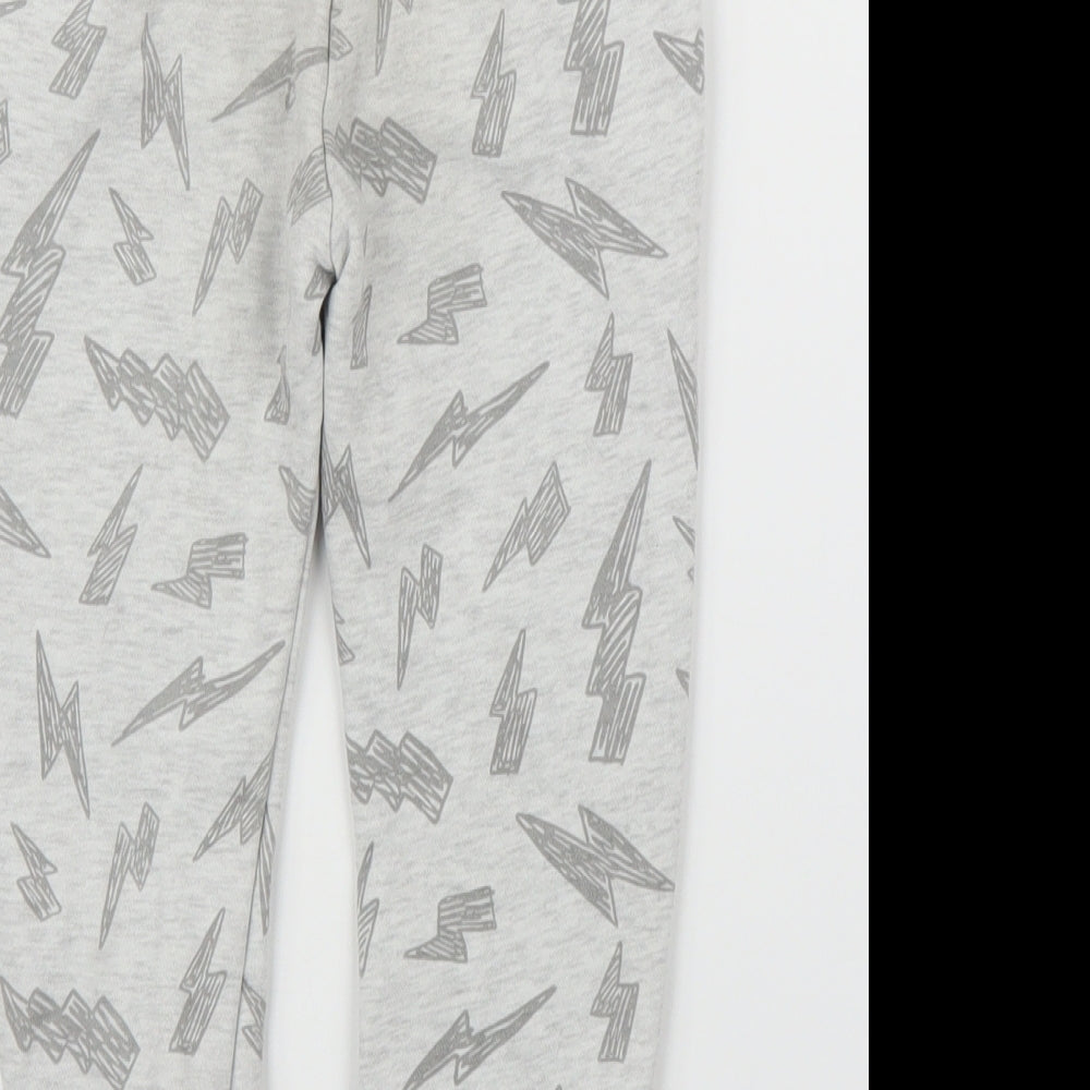 F&F Boys Grey Solid   Pyjama Pants Size 3-4 Years  - Harry Potter