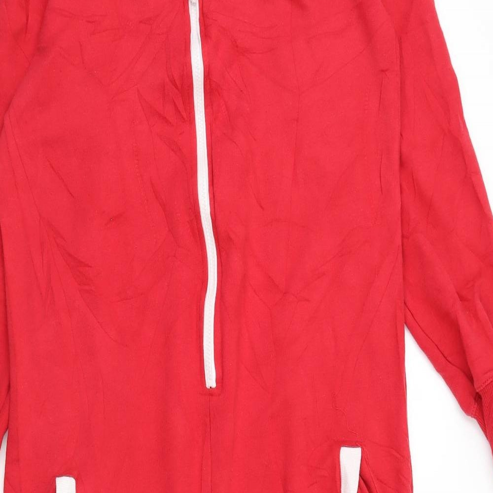 Fury Collection Womens Red Solid Rayon Cami One Piece Size M