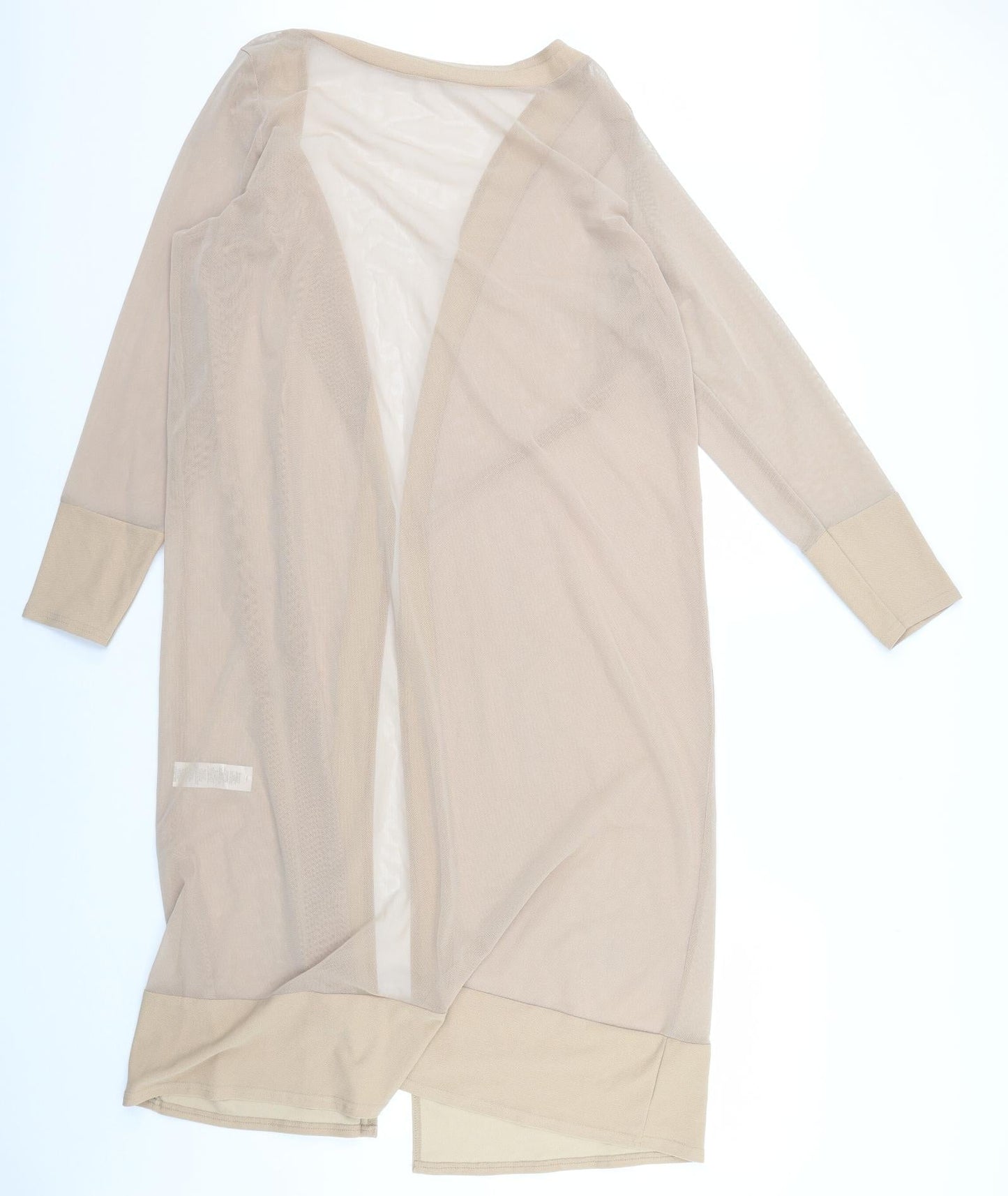Boohoo Womens Beige   Jacket  Size M