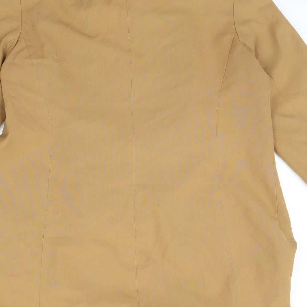Preworn Womens Brown   Overcoat Coat Size 16