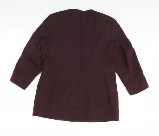 Essentials Womens Purple   Jacket  Size 18