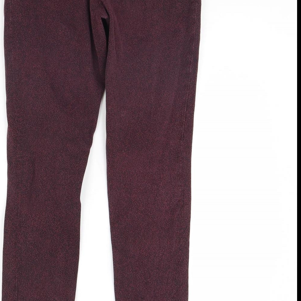 H&M Womens Purple   Trousers  Size 10 L29 in