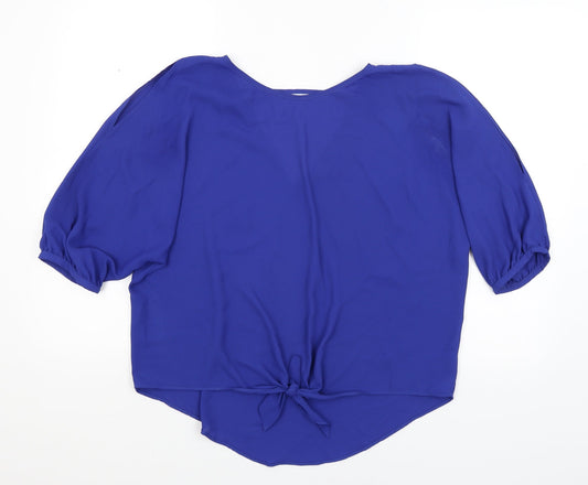New Look Womens Blue   Basic Blouse Size 12