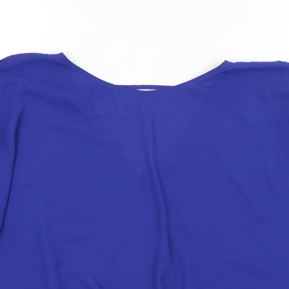 New Look Womens Blue   Basic Blouse Size 12